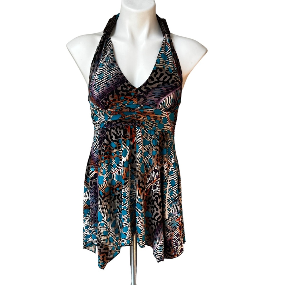 NWT, MOA MOA Halter Baby Doll Top, Sz S